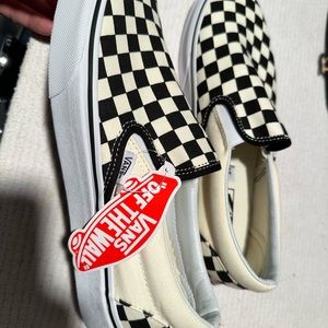 VANS slip on Checkered
